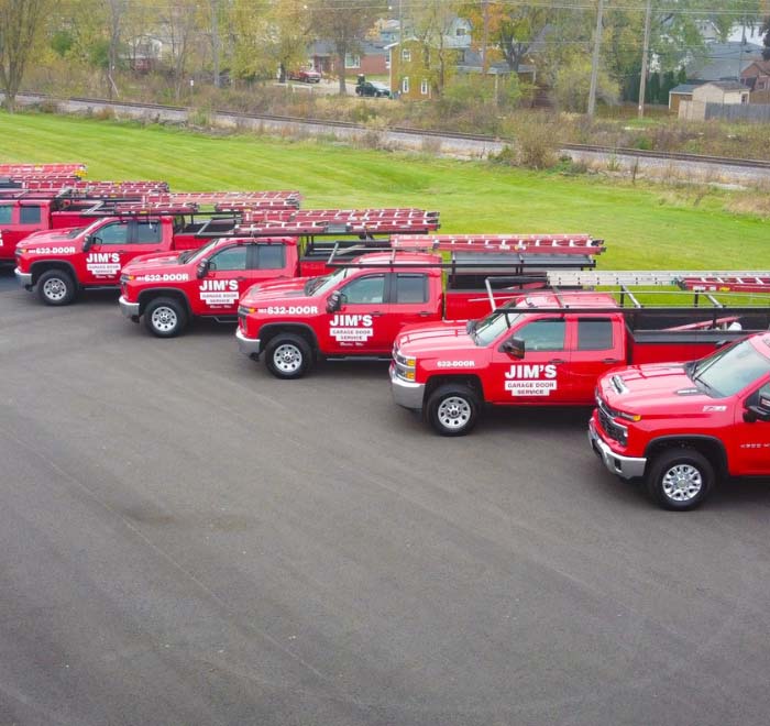 Jim's Garage Door Service Fleet